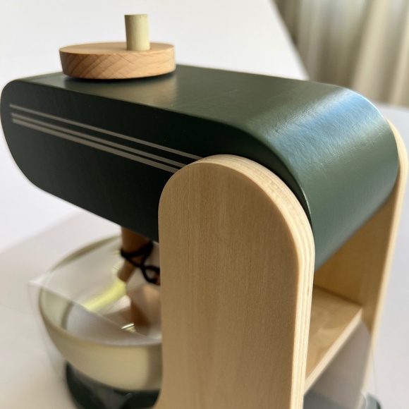 Wood Toy Kitchen Mixer Green - Picture 3 of 6